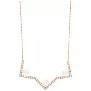 Ladies Swarovski PVD rose plating EDIFY NECKLACE