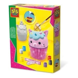SES Creative Childrens Unikitty Cupcake Casting & Painting Set Activity Set