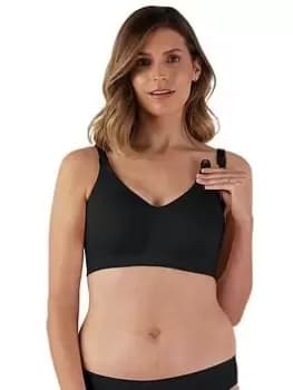Bravado Bravado Bodysilk Seamless Sustainble Nursing Bra - Black, Size L, Women