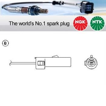 1x NGK NTK Oxygen O2 Lambda Sensor OZA25-KH3 OZA25KH3 (1969)