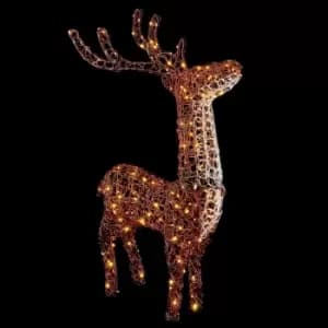 Led Warm White Freestanding Reindeer