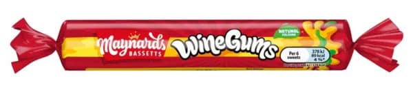 Cadbury Gifts Direct Maynards Wine Gums Roll 52g 611756