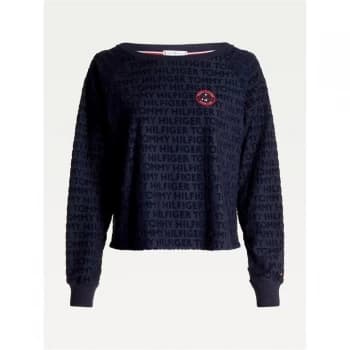 Tommy Bodywear Tommy Hilfiger Repeat Towel Top - Desert Sky