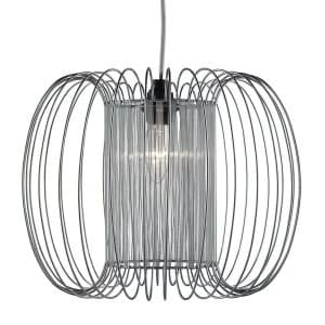 Searchlight Lighting Collection Mara Ribbon Light Shade - Chrome