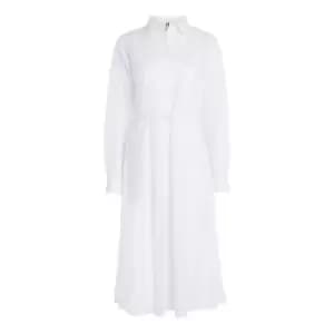 Tommy Hilfiger AMD Lace Midi Shirt Dress - White