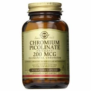 Solgar Chromium Picolinate 200 amp181g Vegetable Capsules 90 Capsules
