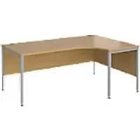 Dams International Right Hand Ergonomic Desk MB18ERSO 1,800 x 1,200 x 725 mm