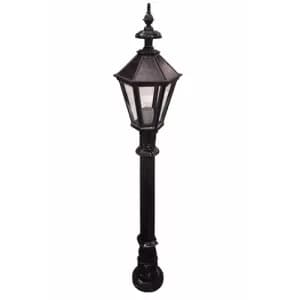 Zexum 9ft Traditional Black Garden Street Light