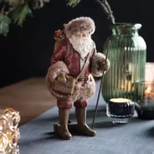 Crossland Grove Hanford Woodland Santa Figure 155x130x300mm