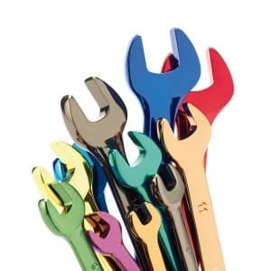 Expert 13 Piece Draper Expert Hi-torq Metric Coloured Combination Spanner Set
