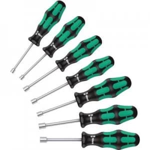 Wera 395 HO/7 SM Workshop Screwdriver set 7 Piece Hex head