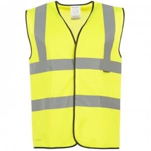 Dunlop Hi Vis Vest Junior - Yellow