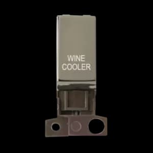 Click Scolmore MiniGrid 13A Double-Pole Ingot Wine Cooler Switch Black Nickel - MD018BN-WC