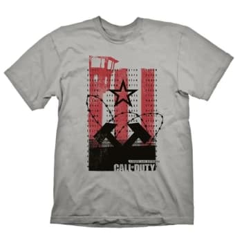 Call Of Duty: Cold War Wall Mens L T-Shirt - Light Grey