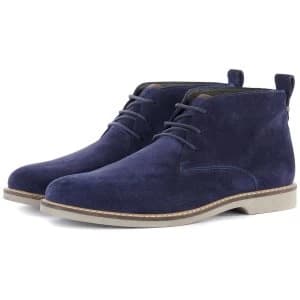Barbour Mens Consett Chukka Boots Ink Blue 10