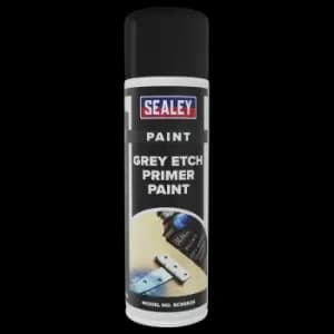 Sealey Grey Etch Primer Paint 500ml Pack of 6