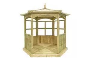 Grange Fencing Budleigh Hexagon Wooden Gazebo