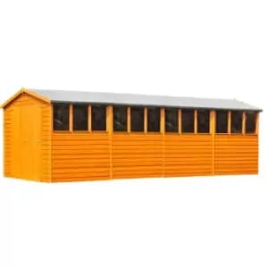 Shire 10x20ft Double Door Overlap Garden Shed