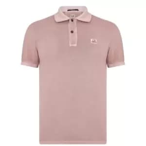 CP Company Resist Dye Polo Shirt - Brown
