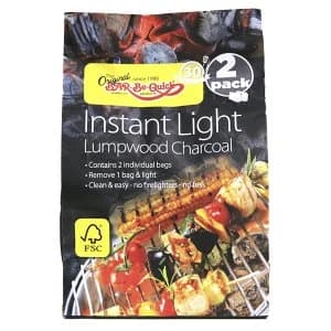 Bar-Be-Quick Instant Light Charcoal - 2pk