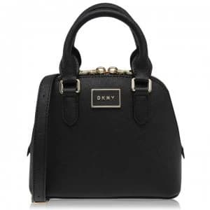 DKNY Steffy Saff Dom Cross Body Bag - Black/Gold BGD