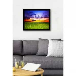 SC1215 Multicolor Decorative Framed MDF Painting