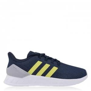adidas Questar Flow Junior Trainers - Navy/Yellow