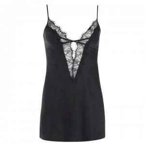 Ann Summers Ann Chemise Womens - BLACK
