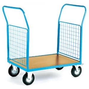 GPC Platform Truck with 2 Mesh Ends Blue Capacity: 500L 4 Castors 700mm x 1050mm x 1000mm