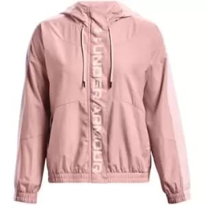 Under Armour Rush Woven FZ Jacket - Pink