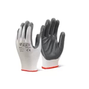 Click - NITRILE P/C POLYESTER GREY SML - Grey - Grey