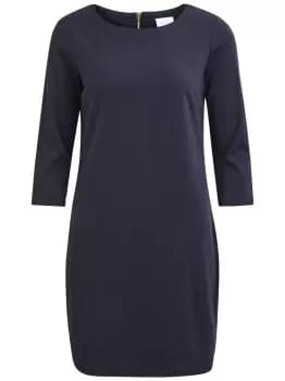 VILA 3/4 Sleeved Mini Dress Women Blue
