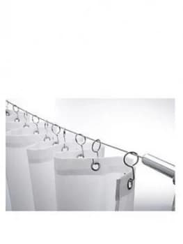 Croydex Wireline With 12 Shower Curtain Hooks