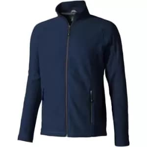 Elevate Mens Rixford Full Zip Polyfleece (L) (Navy)