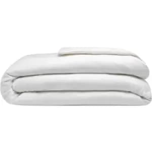 Belledorm Brushed Cotton Duvet Cover (Double) (White) - White