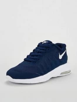 Nike Air Max Invigor Childrens Trainers - Navy/White, Size 13