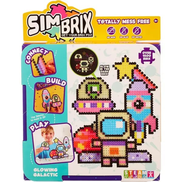 Simbrix Glowing Galactic Pack 1500+ Bricks