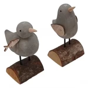 Standing Stone Bird Decoration (One Random Supplied) by Heaven Sends