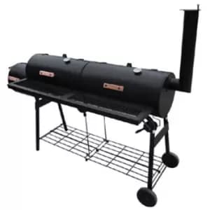 Smoker BBQ Nevada XL Black - Black - Vidaxl