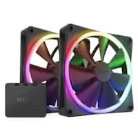 NZXT x2 F140 RGB 140mm Fan & RGB Lighting Controller Pack Black