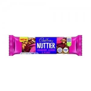 Cadbury Nuttier CranberryAlmond Chocolate 40g Pack of 15 4260511