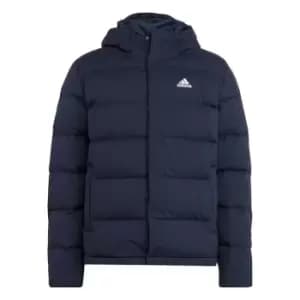 adidas Helionic Hooded Down Jacket Mens - Blue