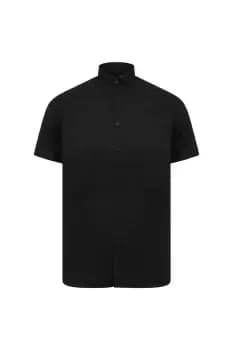 Modern Short Sleeve Slim Fit Oxford Shirt