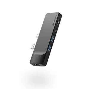 ALOGIC Surface Pro 7 Portable Hub 5-in-1 ? HDMI (4K@60Hz), 1 Gigabit Ethernet, 2 USB-A (5G), USB-C with Data (5G) & Power...