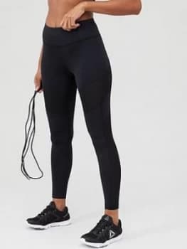 Reebok Workout Ready Mesh Tight - Black