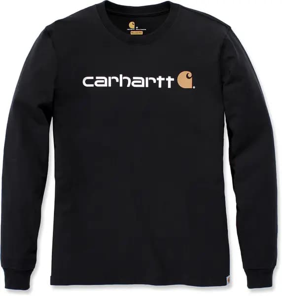 Carhartt EMEA Workwear Signature Graphic Core Logo Longsleeve, black, Size 2XL