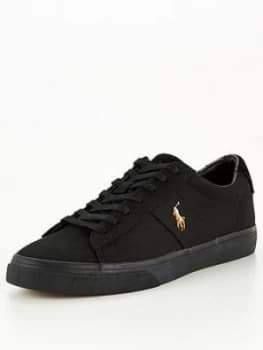 Polo Ralph Lauren Hanford Canvas Trainers - Black