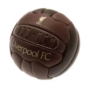 Liverpool FC Retro Heritage Mini Ball (One Size) (Brown)