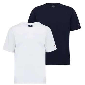 Champion Two Pack Crew Neck T Shirt Mens - White