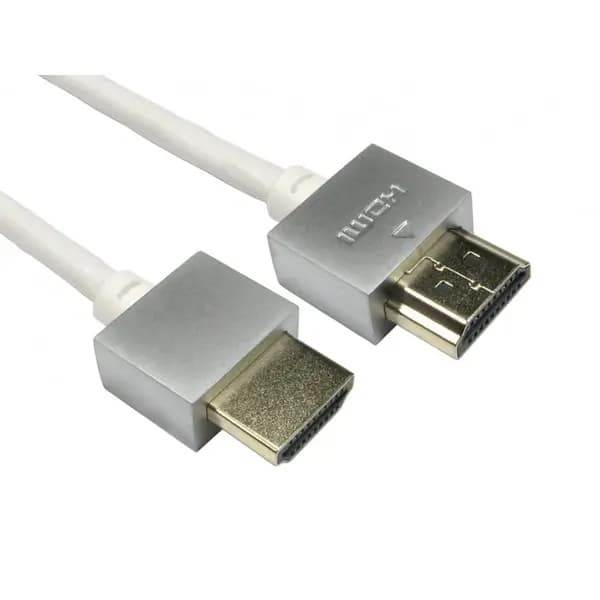 Cables Direct 5m Super Slim HDMI Cable in White